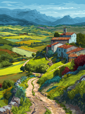 Teren rural francez