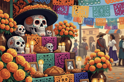 Halloween în Mexic