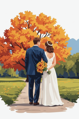 Romantism de toamnă pe alee