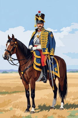 Portret de husar călare