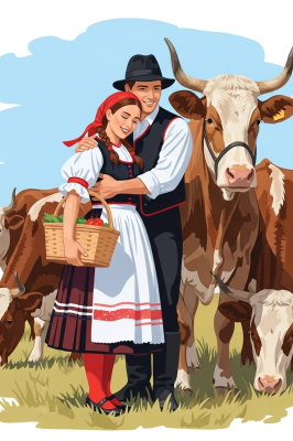 Romantism pe pășune – 25-949