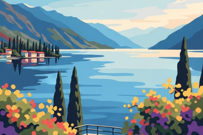 Frumusețea lacului Garda