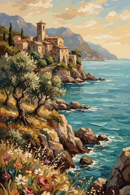 Peisaj marin italian