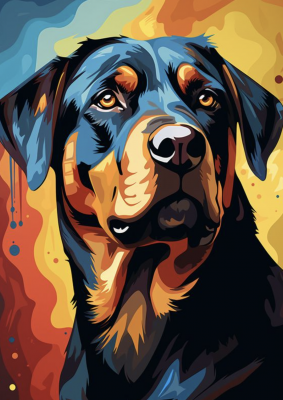 Portret de Rottweiler