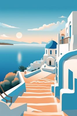 Atmosferă grecească - Santorini