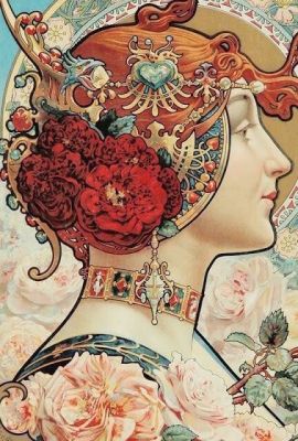 Imagine în stilul lui Alphonse Mucha – AR-221