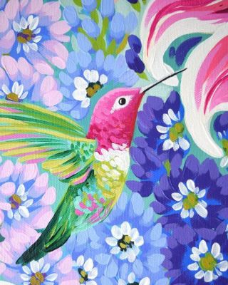 Colibri și florile