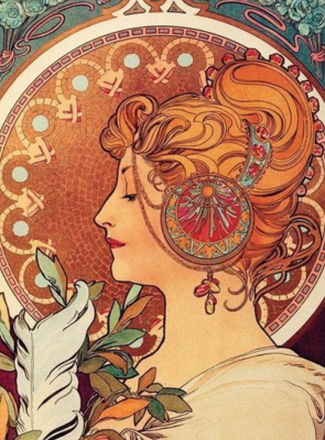 Imagine în stilul lui Alphonse Mucha – AR-290