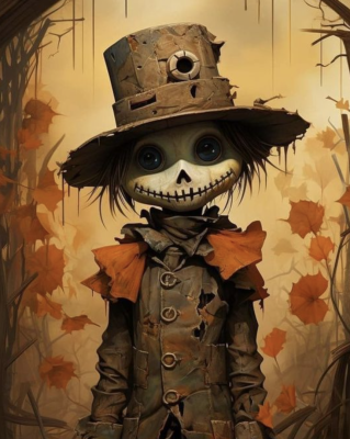 Halloween-gobelin