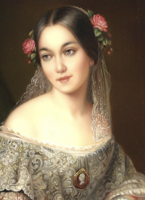 Portret de doamnă victoriană