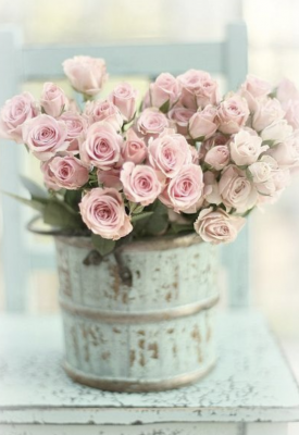 Buchet romantic de trandafiri