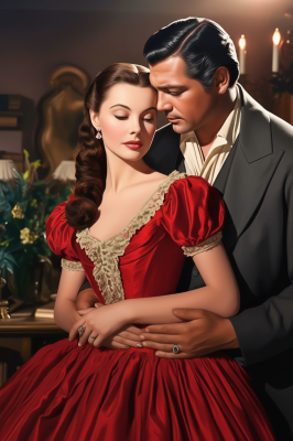 Portret romantic al unui cuplu