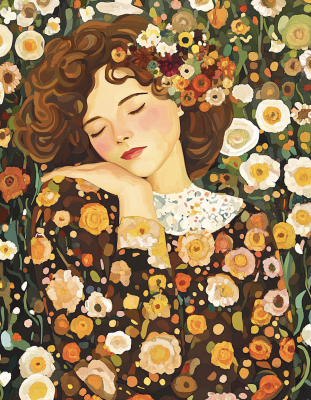 Stilul Klimt: Primăvara