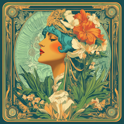 Stilul Mucha: Gatsby