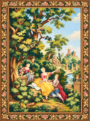 Idil de grădină rococo