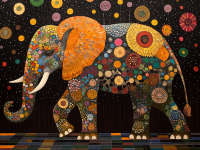 Elefant în stil Klimt – 25-111