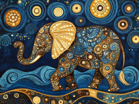 Elefant în stil Klimt – 25-114