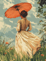 Doamna cu umbrelă variații – 25-337