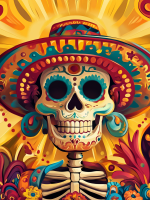 Stil Halloween mexicanesc