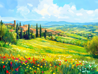 Primăvara în Toscana