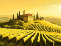 Răsăritul soarelui în Toscana, Chianti