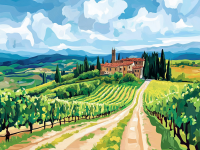 Struguri, Toscana, Chianti, Vin