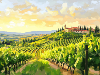 Soare, Toscana, Chianti, Vin