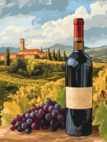 Frumoasa Toscana, Chianti, Vin