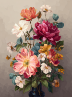 Buchet cu bujori de Rusalii – 25-623