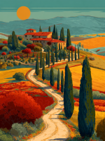 Seria apusului de soare în Toscana – 25-662