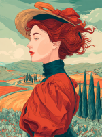Portret de doamnă din Toscana