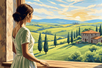 Vedere din Toscana