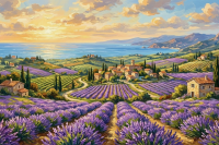Frumusețea lavandei din Toscana