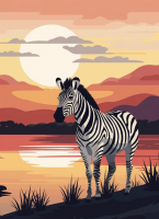 Portret de zebra