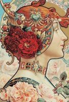 Imagine în stilul lui Alphonse Mucha – AR-221