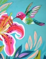 Colibri cu flori