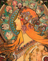 Imagine în stilul lui Alphonse Mucha – AR-291