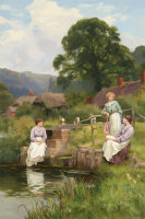 Yeend King - Reproducer de peisaj rural cu gobelin cârnit