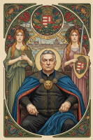 Portret Art Nouveau cu Budapesta