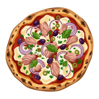 Pizza cu ton