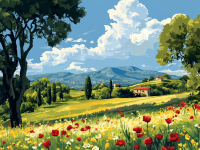 Toscana cu maci