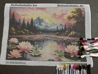 Nymfe în lacul montan