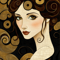 Stil Klimt: Văduvire