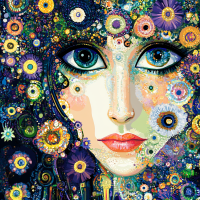 Stilul Klimt: Ochi