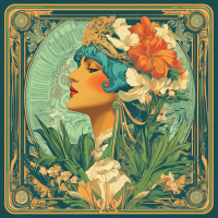 Stilul Mucha: Gatsby